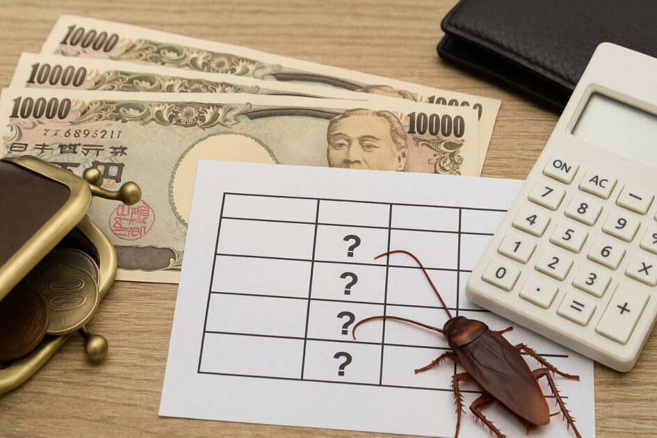 広島でゴキブリ駆除を「損せず」進める