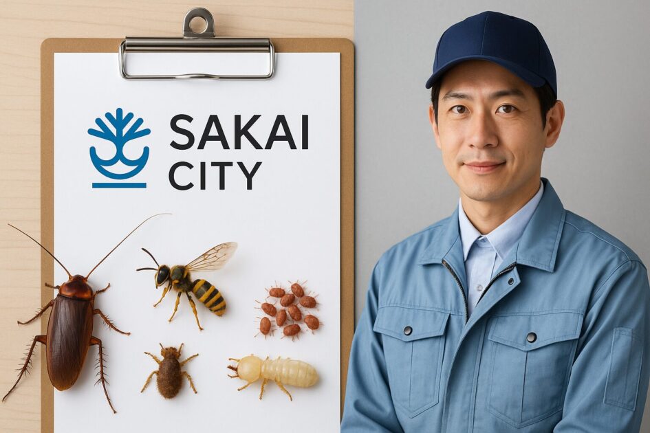 堺市の害虫駆除は「市の相談＋専門業者」で安全かつ損なく解決を
