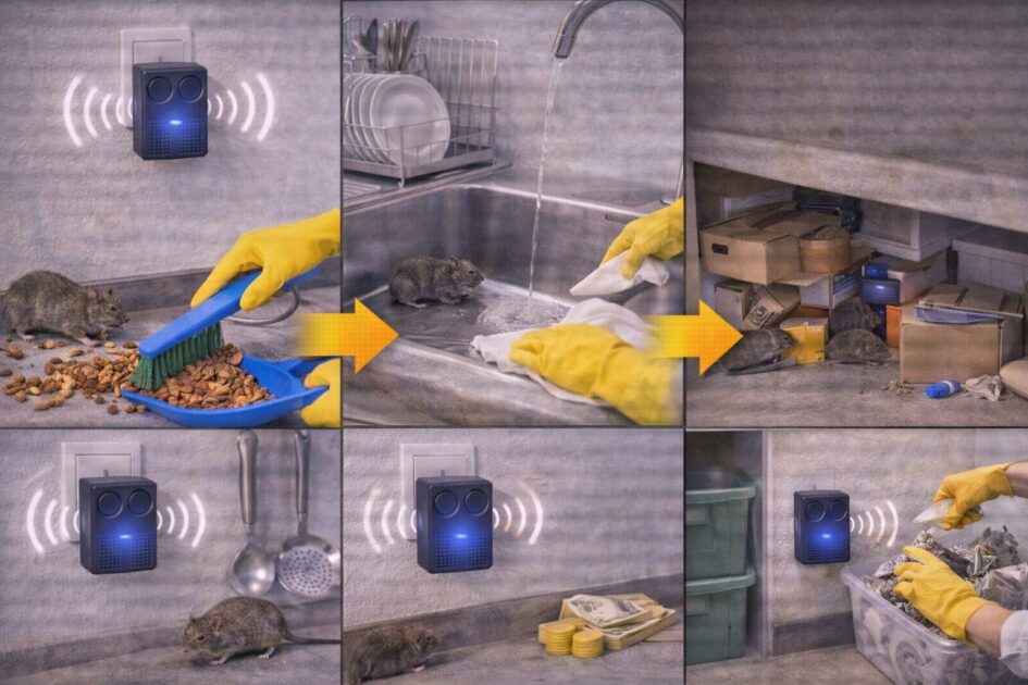 ネズミ駆除の超音波とセットで効きやすくする生活改善｜餌・水・隠れ場所を断つ