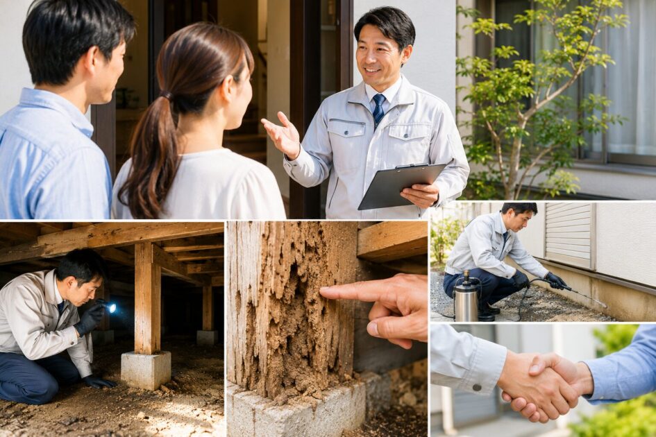 和歌山でシロアリ駆除業者を選ぶ基準