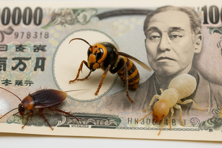 大阪市で害虫駆除を頼んだときの料金相場イメージ
