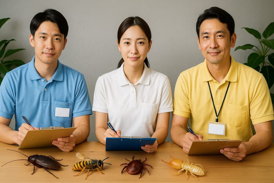 迷ったら全国ネット3社に無料相談【衛生害虫110番・害虫駆除110番・害虫駆除屋】