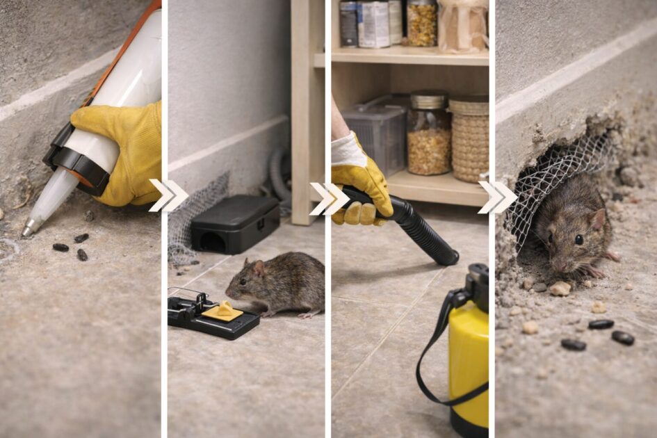 ネズミ駆除を自力で進める手順｜順番を間違えない