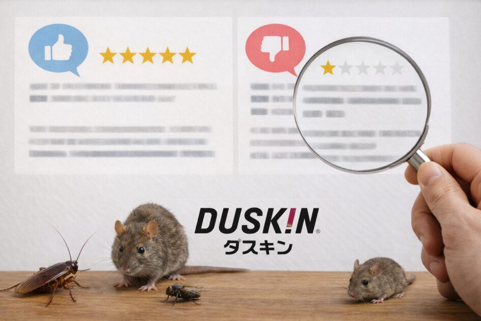 害虫駆除のダスキンの評判・口コミの見方（失敗しない読み解き方）