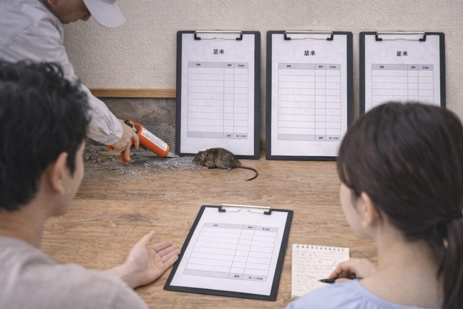 ネズミ駆除の無料見積もりは「条件固定→同条件比較→封鎖」で決める