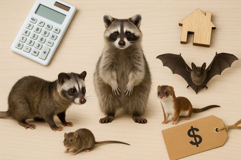 害獣駆除の料金相場と費用が変わる5つのポイント