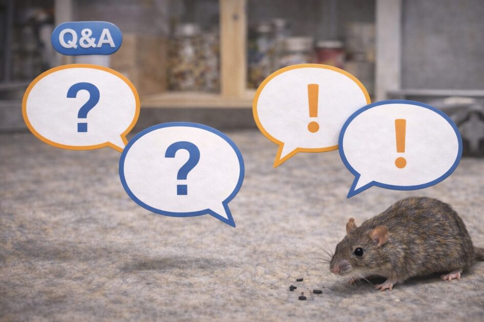 大阪のネズミ駆除でよくある質問（FAQ）