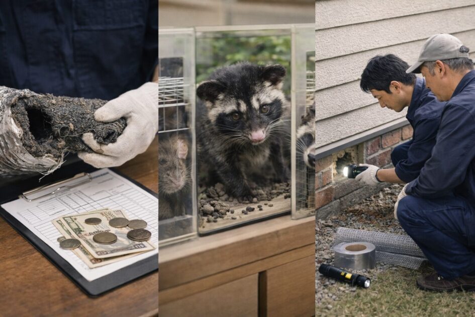 横浜市の害獣駆除の費用は何で決まる