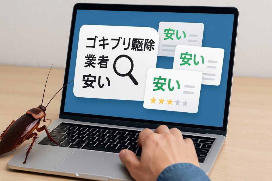 安いゴキブリ駆除業者を探せるおすすめ窓口比較
