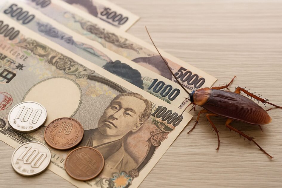 ゴキブリ駆除奈良の料金相場の目安と、全国相場との違い