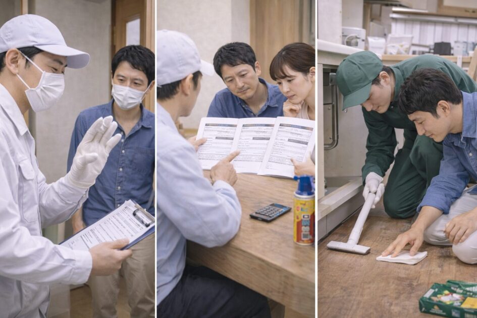 群馬の害虫駆除は「安全確保→同条件見積→再発予防」で進める