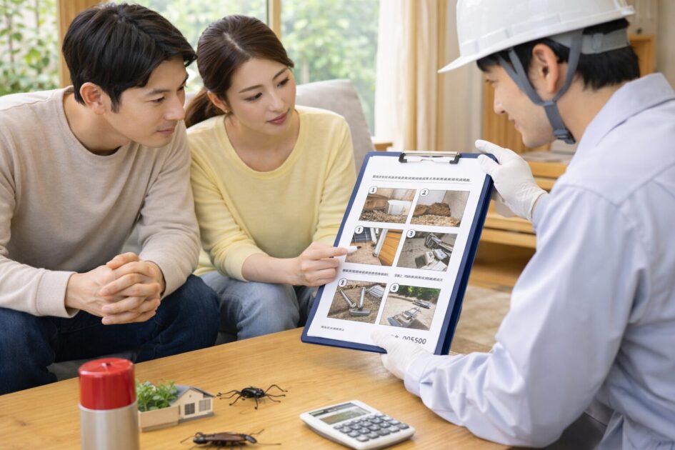 害虫駆除業者選びで後悔しないチェック項目｜説明・写真・保証・同条件