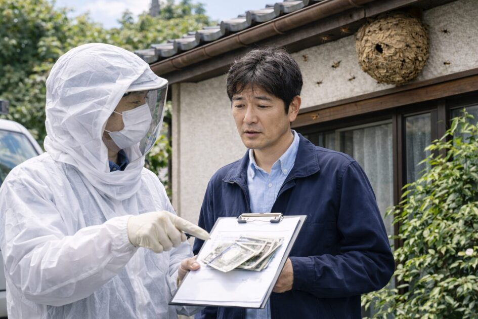 スズメバチ駆除の料金相場｜郡山市周辺の目安と「増えやすい条件」