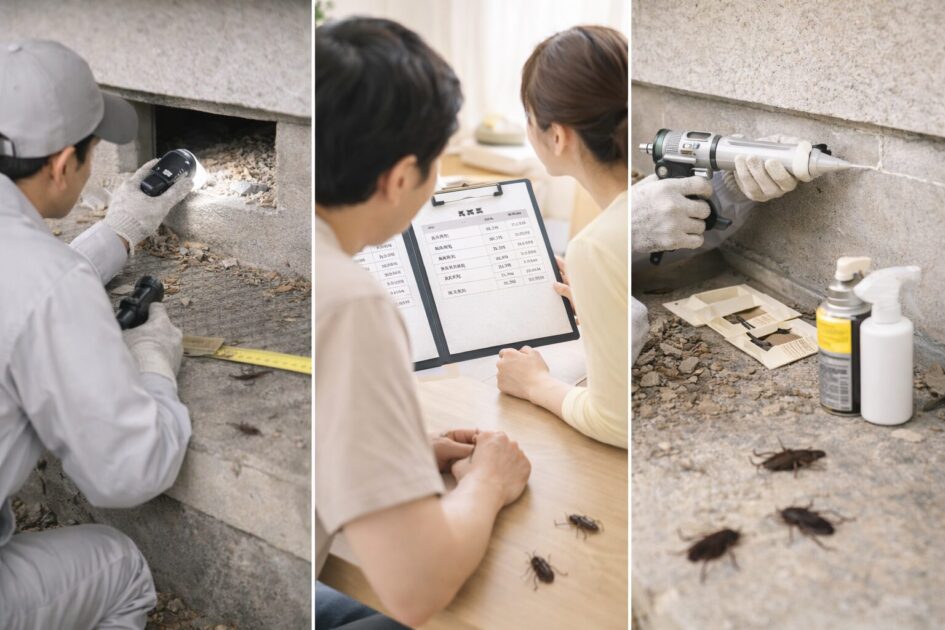 ゴキブリ駆除で「ダスキンの口コミ」を見たら、まず「条件固定→見積→再発対策」で決める