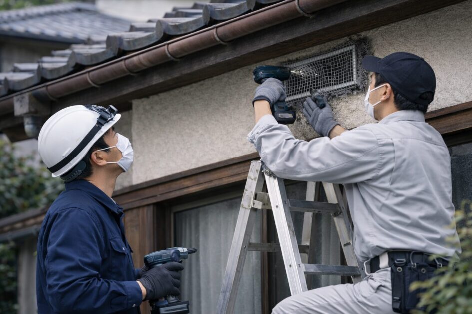 コウモリの侵入口を塞ぐ方法|封鎖が「再発」を止める