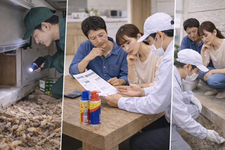 北九州のシロアリ駆除は「現状確認→同条件見積→再発予防」で決める