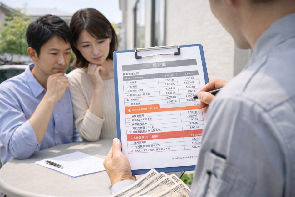 見積書の内訳テンプレ｜「どこまでが基本で、何が追加か」を書面で揃える