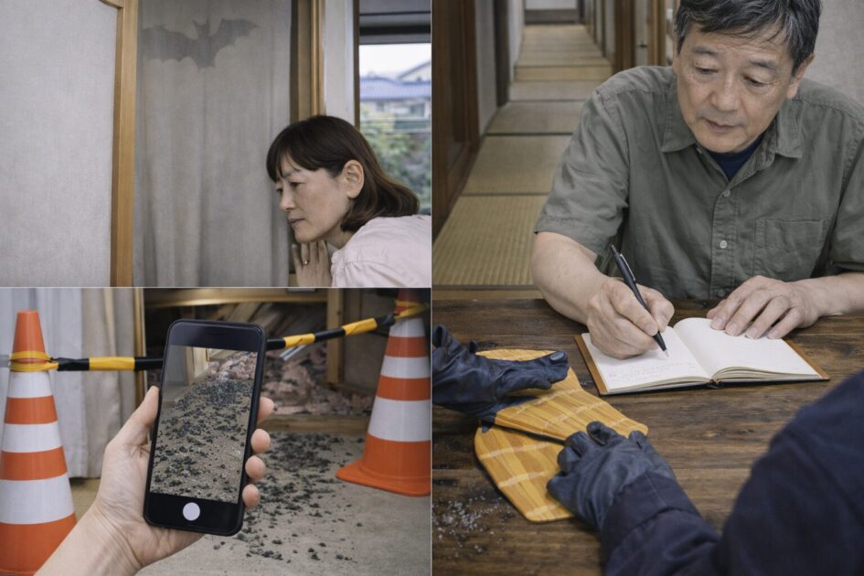 今日〜48時間でやること｜近づかない・写真・動線確保・相談テンプレ