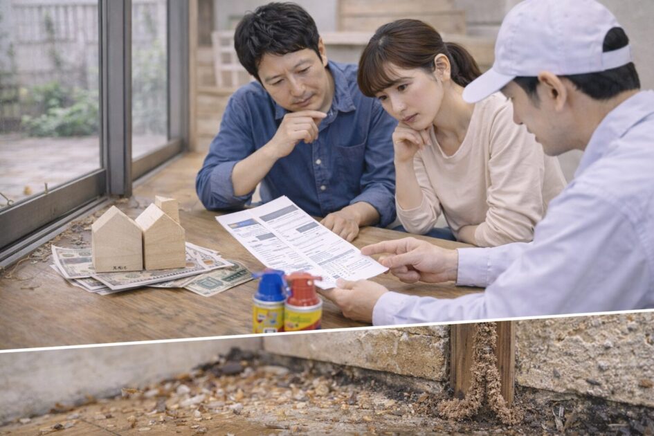 シロアリ駆除の料金相場｜北九州の目安と「増えやすい条件」