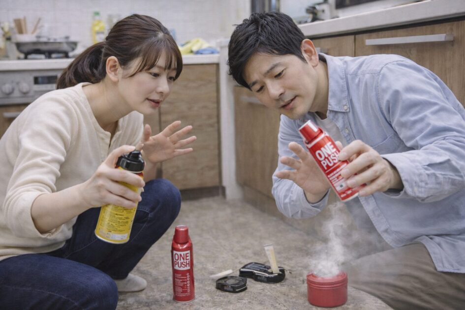 ゴキブリ駆除方法は4つに分ける(スプレー/ワンプッシュ/ベイト/くん煙)