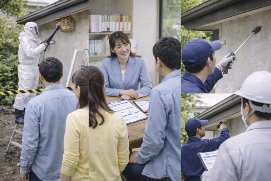 札幌のスズメバチ駆除は「安全確保→相談先確認→同条件見積→再発予防」で決める