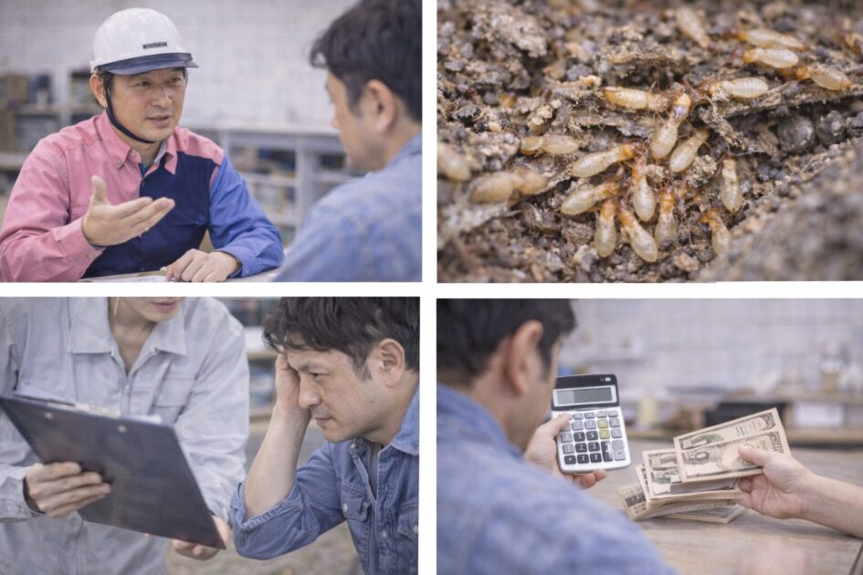 シロアリ駆除でダスキンを検討する人の悩み|「安心」と「費用」のズレ