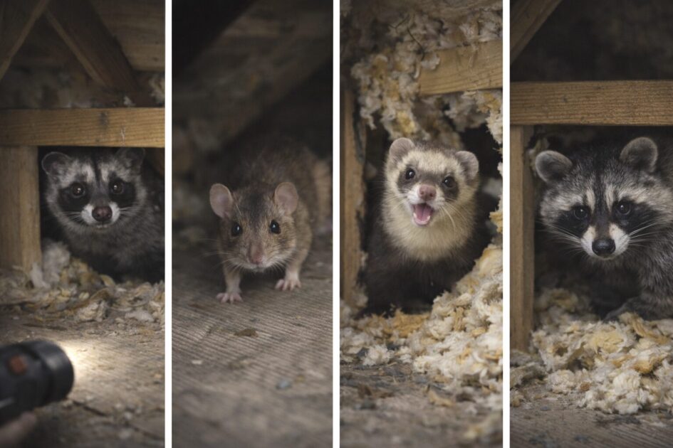 ハクビシンの音と間違えやすい動物｜ネズミ・イタチ・アライグマとの違い