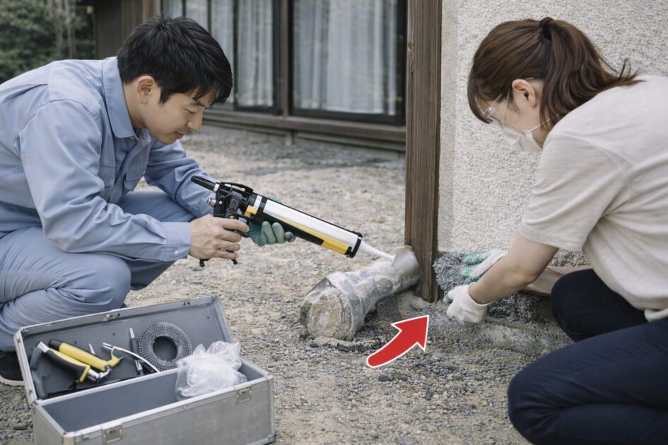 ネズミ駆除の方法は『封鎖が本体』|侵入口封鎖のやり方(再発防止)