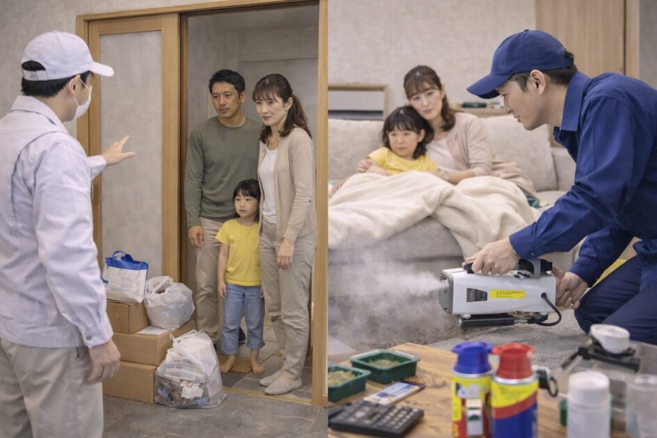 大阪の害虫駆除で「最初にやること／やらないこと」当日〜48時間