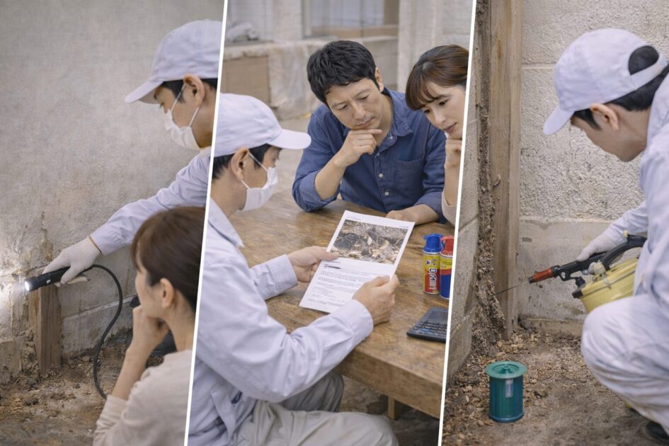 北九州のシロアリ駆除は「現状確認→同条件見積→再発予防」で進める