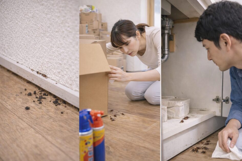 群馬の害虫被害を疑うサイン｜見つけ方と発生源チェック