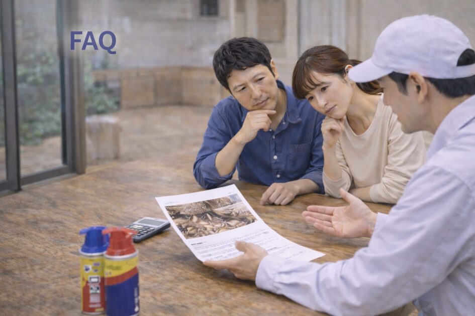 シロアリ駆除北九州でよくある質問（FAQ）