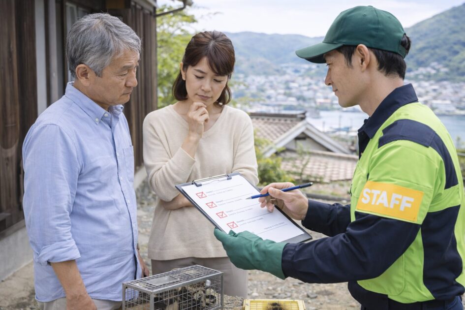 長崎の害獣駆除は業者に頼むべき?依頼判断のチェックリスト