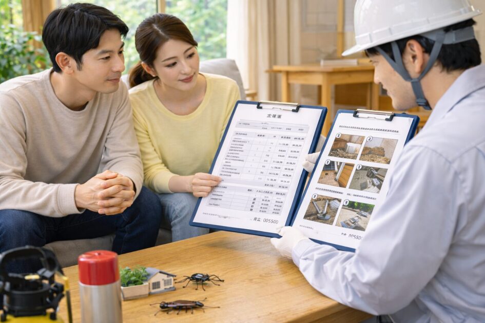 害虫駆除110番は「状況整理→同条件見積→再発対策」で決める