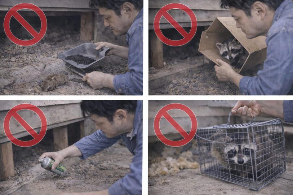 害獣駆除を自力でできるのは「応急」まで｜やってはいけないNG行動