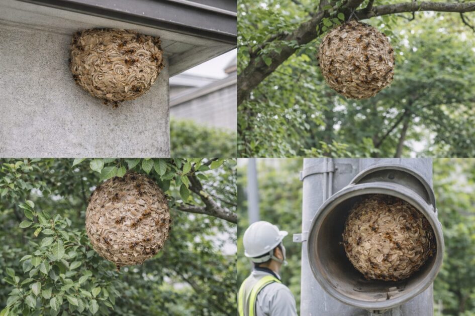 スズメバチの巣か見分けるポイント（札幌でも多い場所）