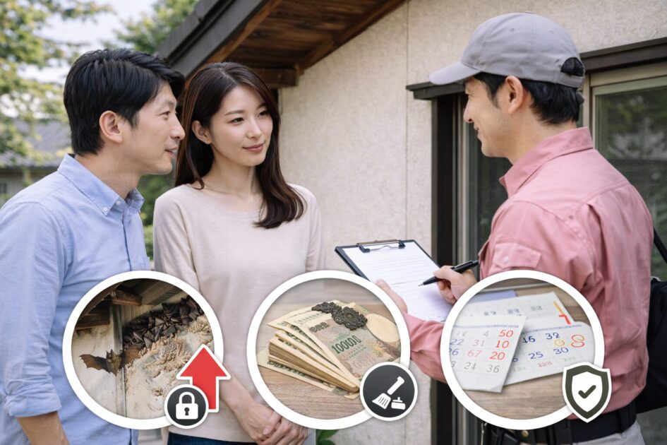 コウモリ駆除ダスキンでよくある質問(FAQ)