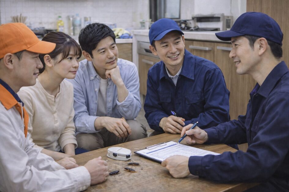 【比較】全国対応3社の特徴と使い分け|ゴキブリ駆除を頼むなら