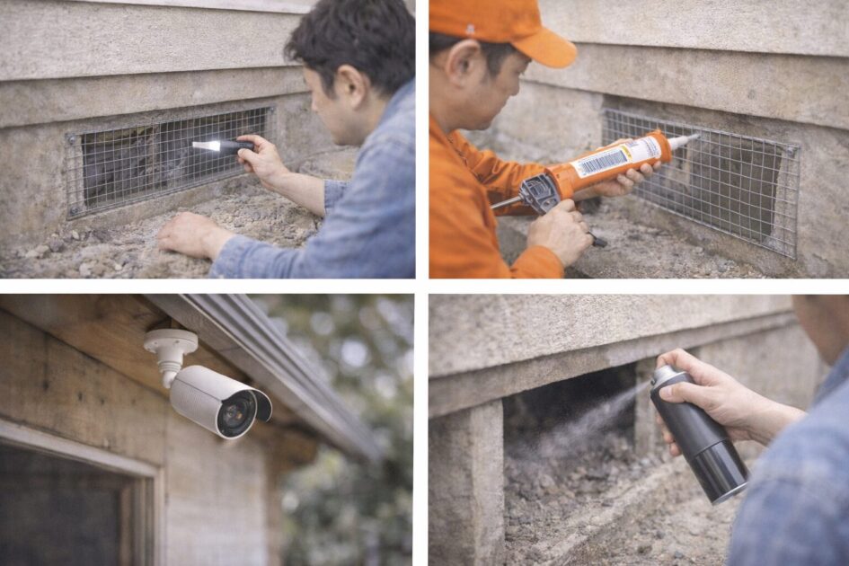 害獣駆除後にやること｜戻り・再侵入を防ぐポイント