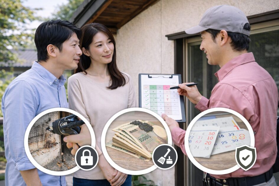 コウモリ駆除をダスキンで迷ったら「比較できる形」にして決める