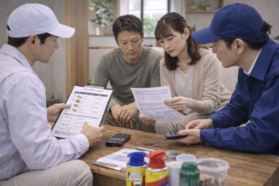 害虫駆除の料金相場｜「基本料金＋追加条件」で読む（全国目安）