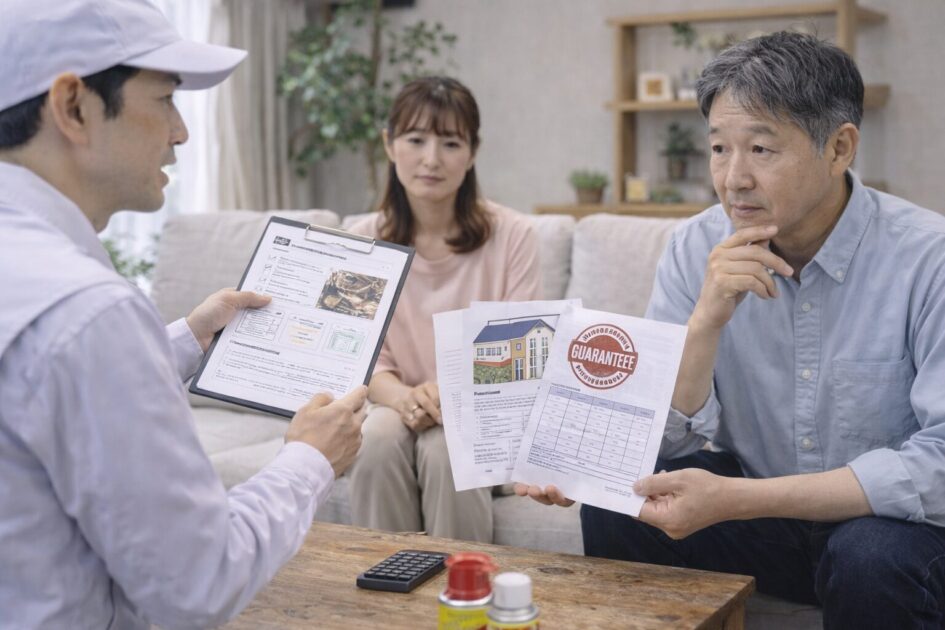 シロアリ駆除業者の選び方｜岡山は「調査精度・施工範囲・保証条件」で比較する