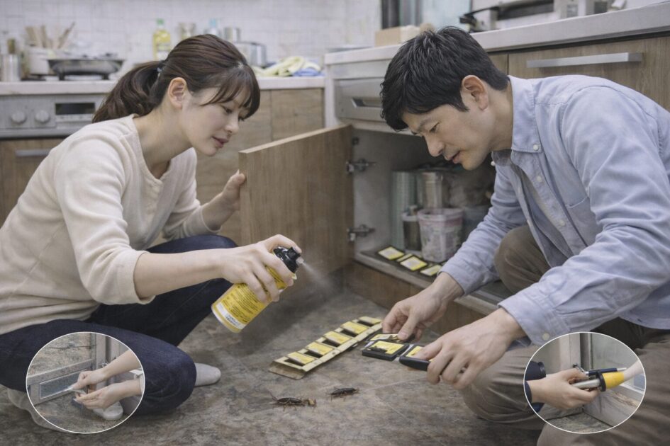 ゴキブリ駆除方法は「今日→1週間→侵入経路」で再発を止める