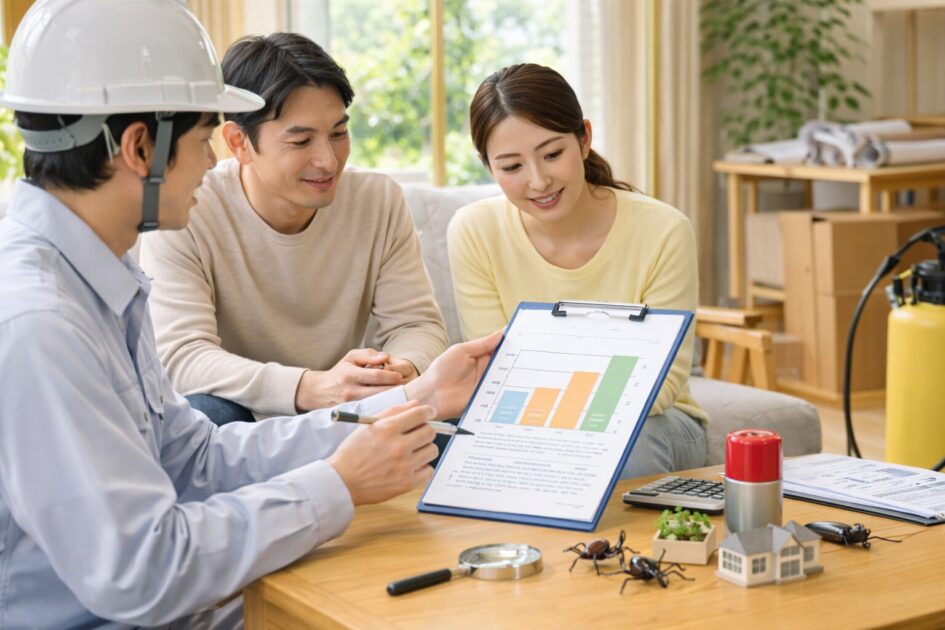 害虫別の料金相場｜「相場のレンジ」と「価格の作られ方」