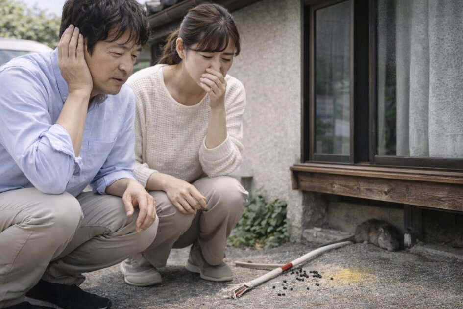 名古屋でネズミ被害を疑うサイン|音・フン・かじり跡・臭い