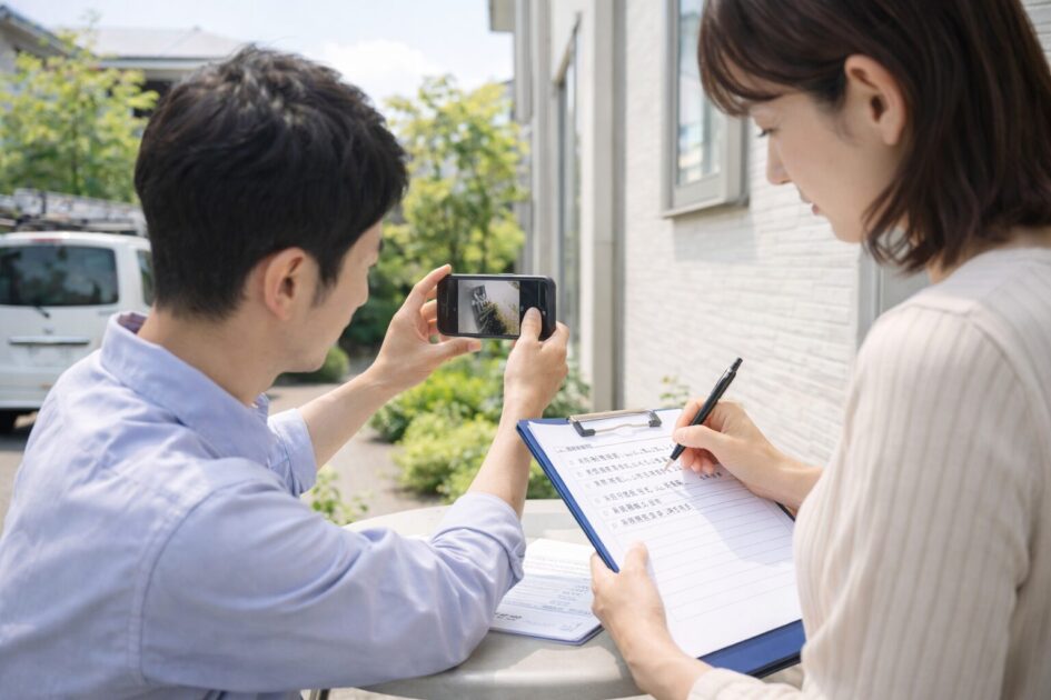 今日〜48時間でやること｜写真・メモ・相談テンプレ（即決しない）