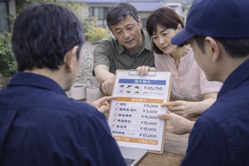 見積書の内訳テンプレ｜「どこまでが基本で、何が追加か」を書面で揃える