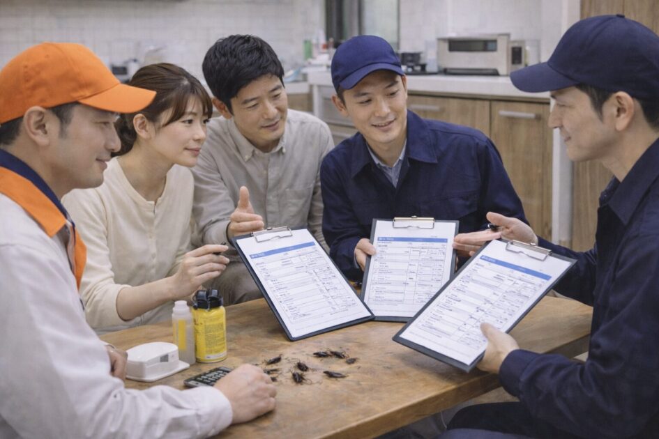 相見積もりの取り方｜新潟の害虫駆除を「同条件」で揃えるテンプレ