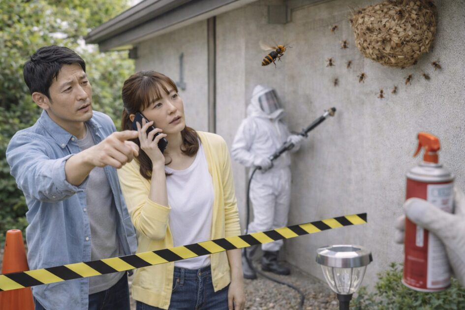 札幌のスズメバチ駆除で最初にやること（当日〜48時間）｜やること・やらないこと