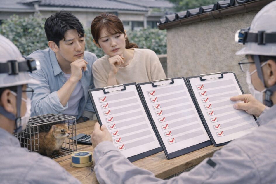 イタチ 駆除 鳥取市の業者比較｜同条件見積のチェックリスト